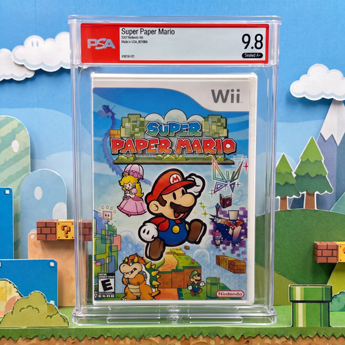 Super paper mario psa 9 - paper,
