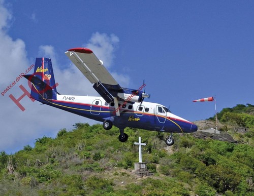 Postcard sxm winair - postcard,, sxm-45